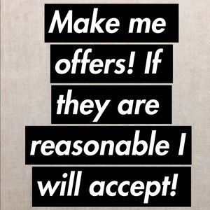 Reasonable offers will be accepted